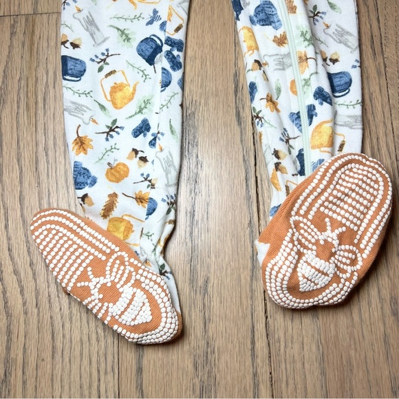 Burt’s Bees Baby One Piece Footed Snug Fit Footed Sleeper Pajamas Size 18 Months - Picture 5 of 8